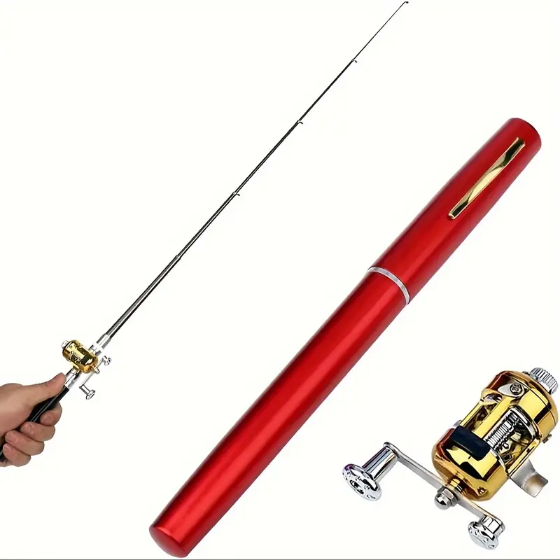 Pocket Size Fishing Rod Fishing Rod Reel Combo Portable - Temu