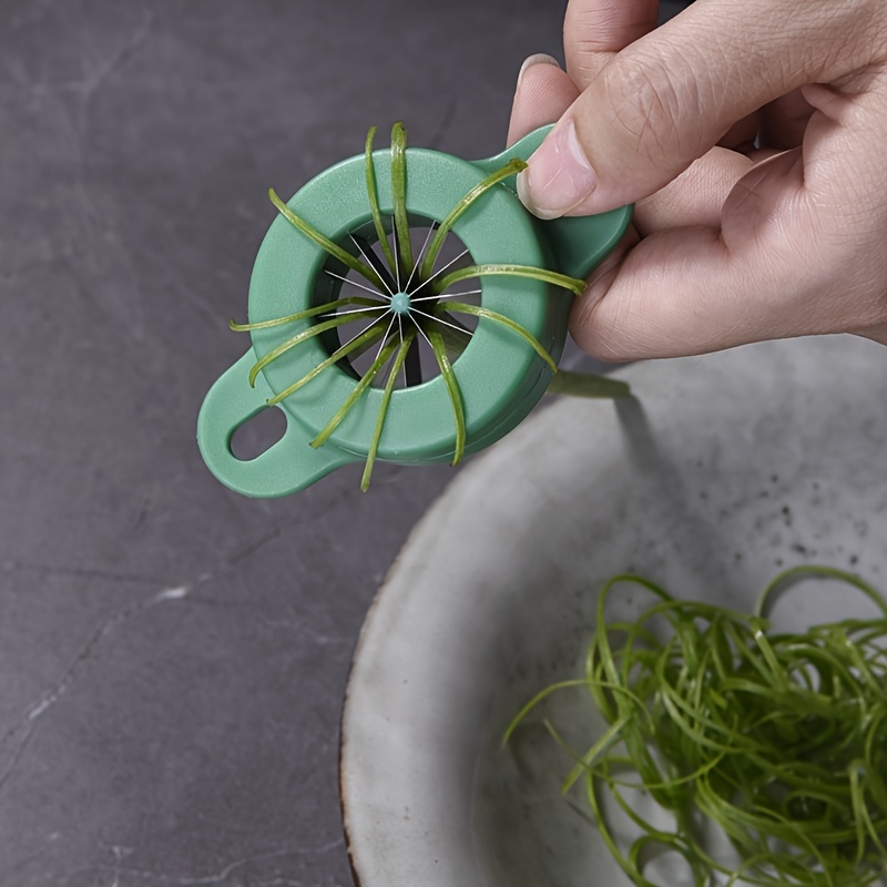 Green Onion Easy Slicer Shredder Kitchen Accessories Drawing