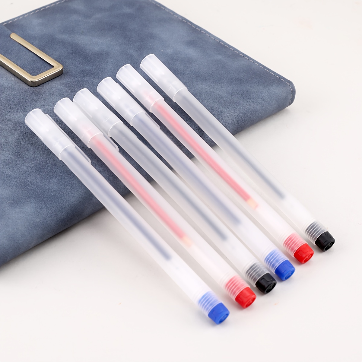 Gel Pen Small White Pen Signature Pen Transparent Scrub Pen - Temu