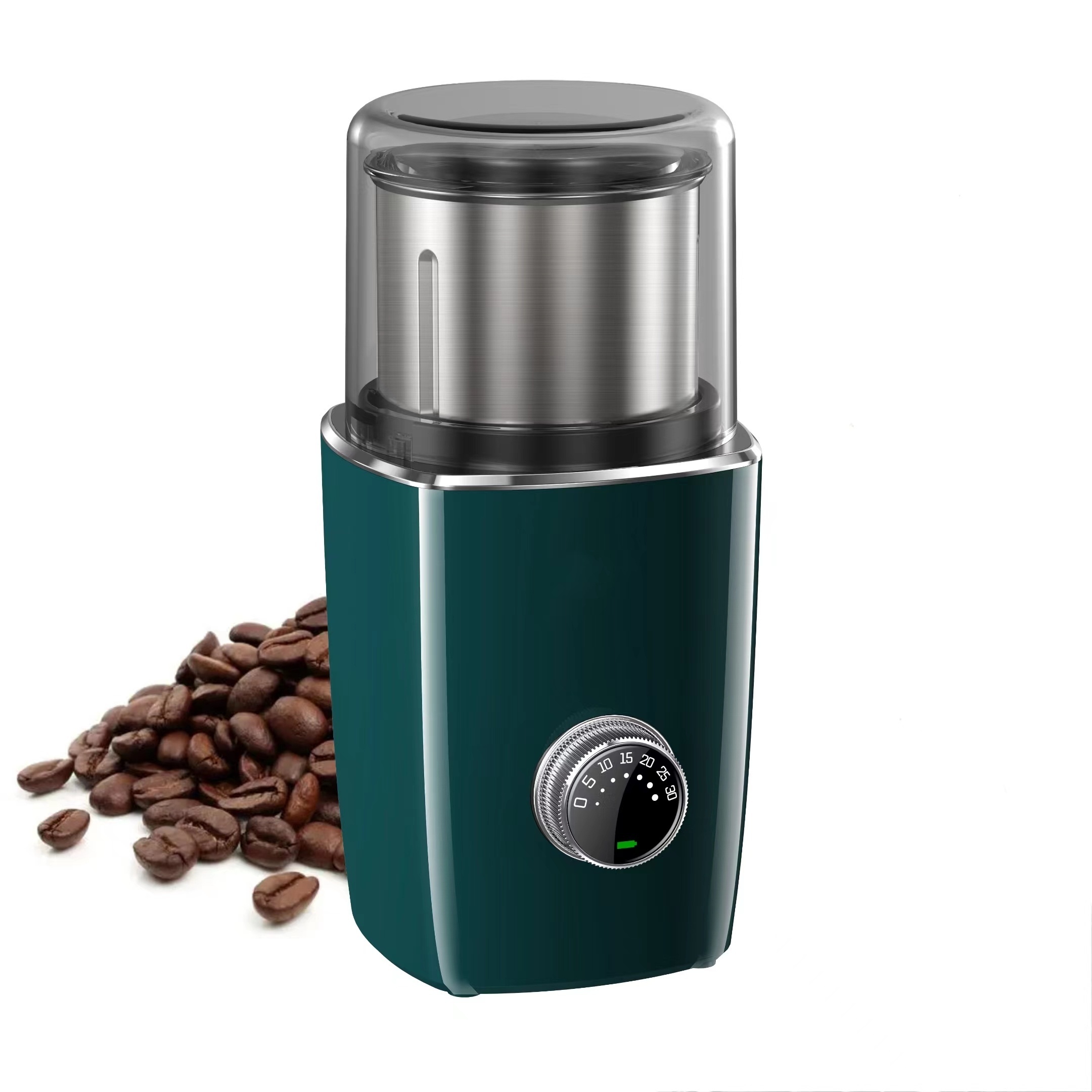 Electric Coffee Grinder Powder Coffee Stainless Steel - Temu