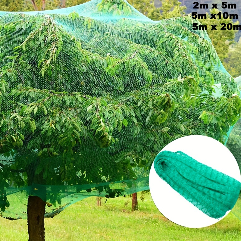 

1pc, Green Anti Bird Netting For Garden Protect Vegetable Plants And Fruit Tree, Gardening Net Bird Proof Net Potted Protection Mesh Net Grape Cherry Strawberry Bird Protection Net