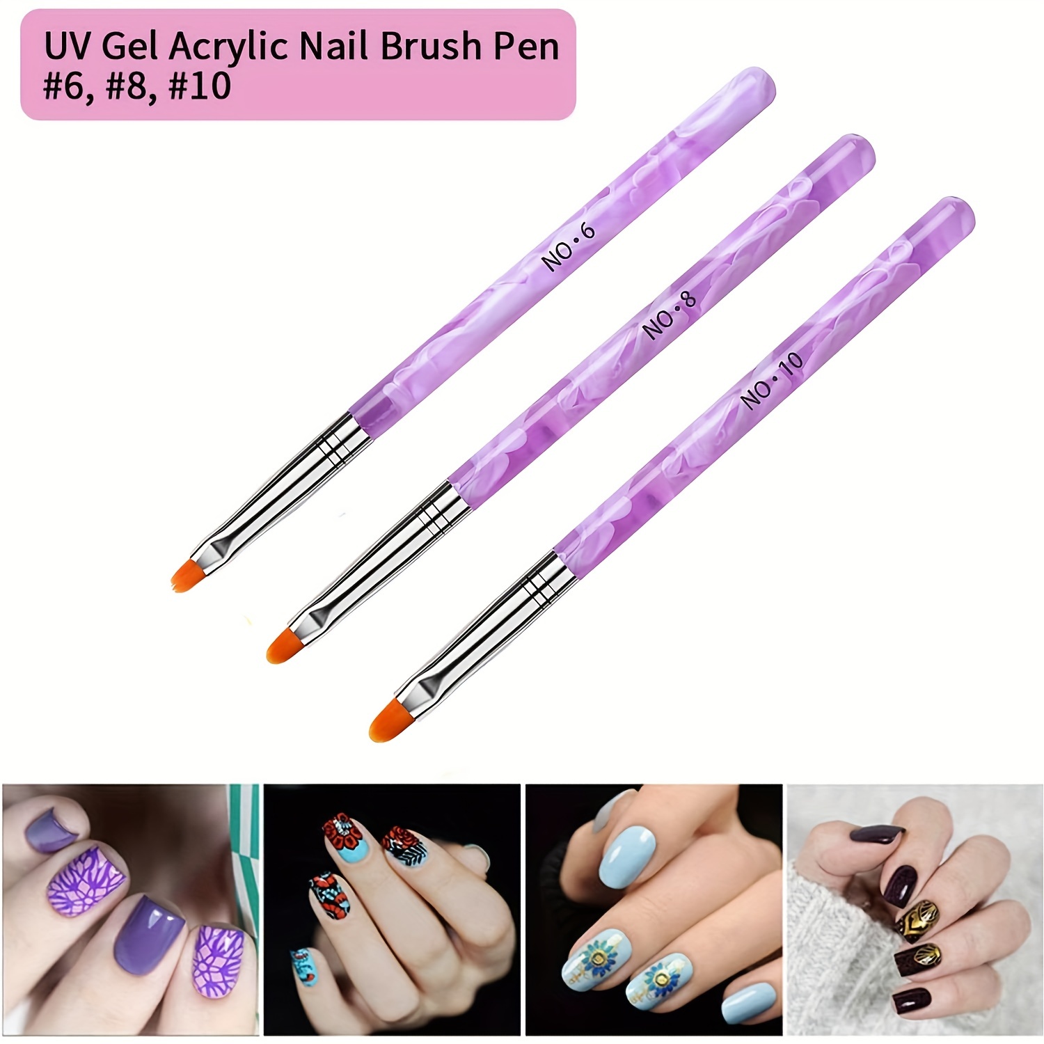 Nail Art Brushes Set, Nail Art Design Tools, 3d Builder Nail Gel Brush,  Professional Acrylic Nail Drawing Pen, Nail Art Brush For Salon At Home  Manicure, Shop Now For Limited-time Deals