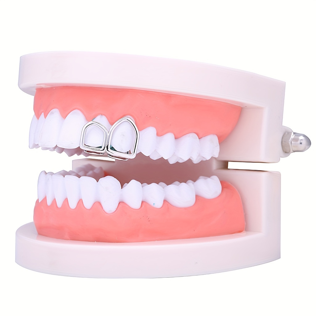 Men's Double Hollow Teeth Grills Accessories