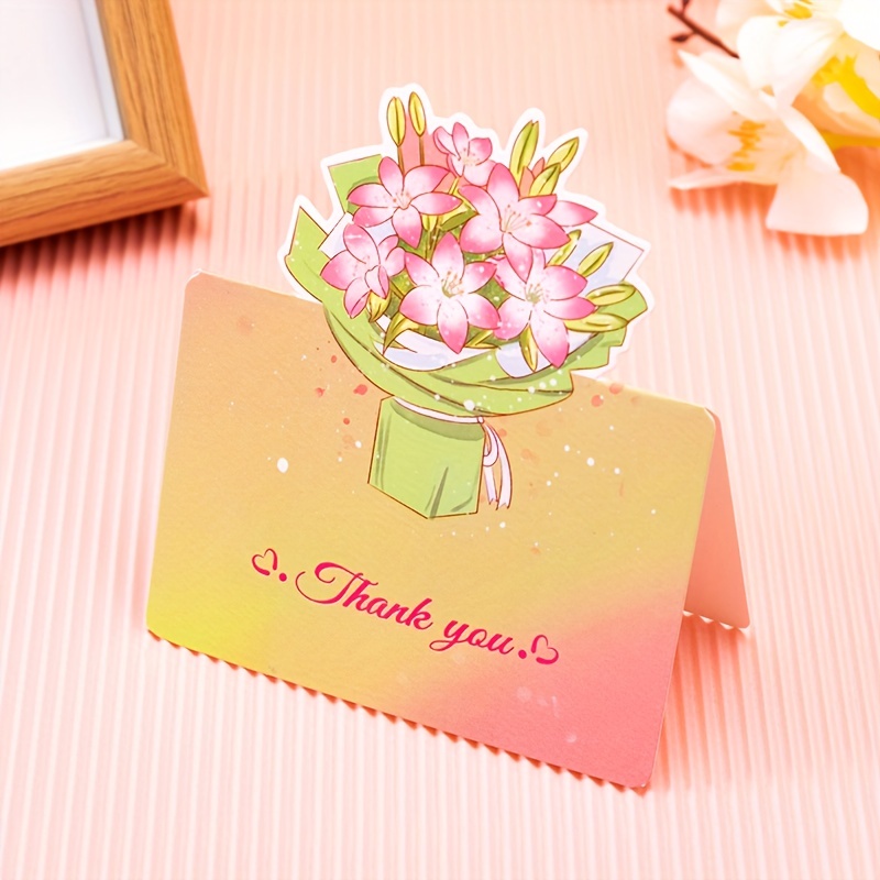 Thank You Cards Greeting Blank Cards Thanks Cards For - Temu