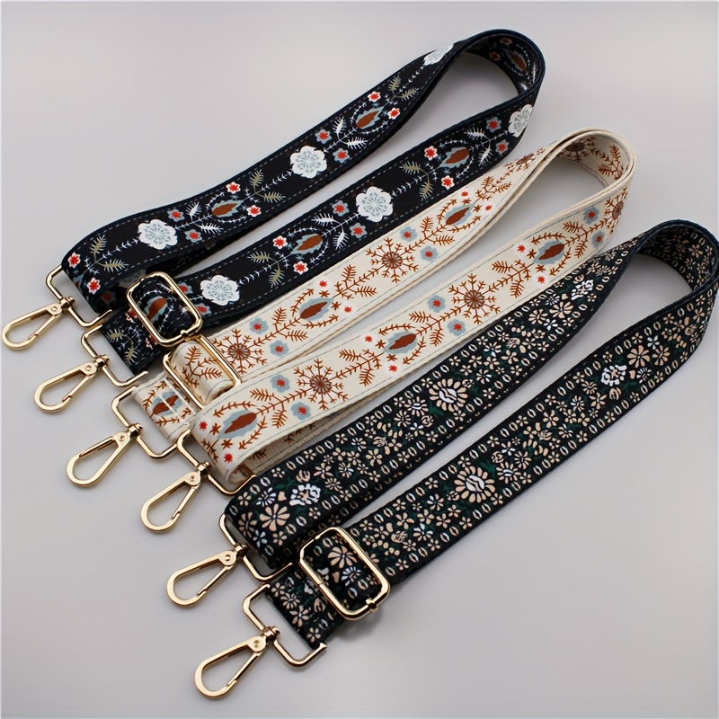 Vintage Pattern Wide Purse Strap, Replacement Travel Accessories, Classic  Diy Bag Strap - Temu