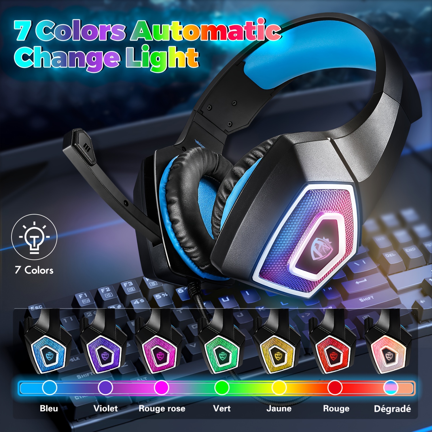 Havit Wired Rgb Gaming Headset One Series X/s Ps4 Ps - Temu United