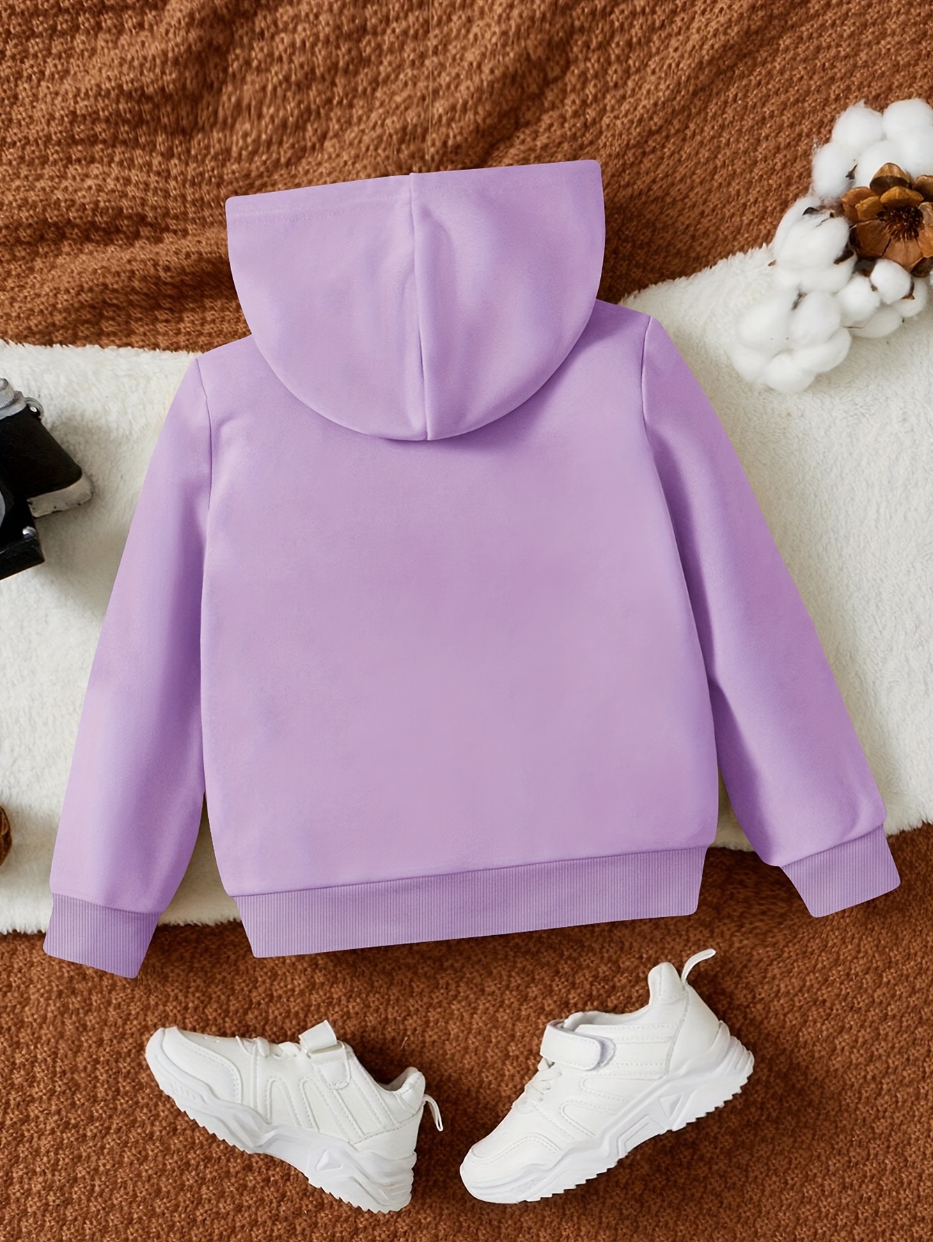 Sudadera Lisa de Algodón Afelpada Dentro para Niños y Niñas Unisex entre  6-16 Años Suave y Cómodo, Moda de Mujer