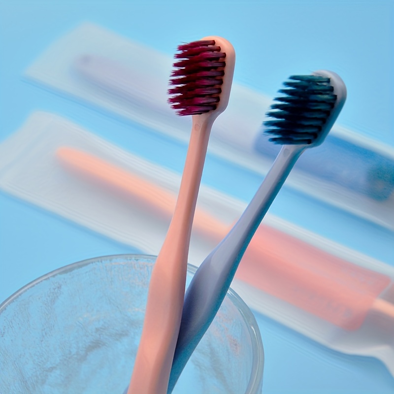 50pcs cepillos de dientes desechables con pasta de dientes (5 colores) :  Salud y Hogar 
