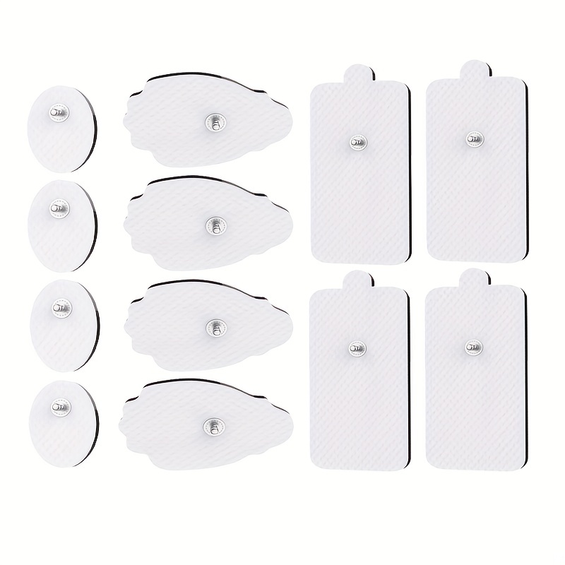 NURSAL 12pcs Replacement Pads TENS Unit Muscle Stimulator Machine 