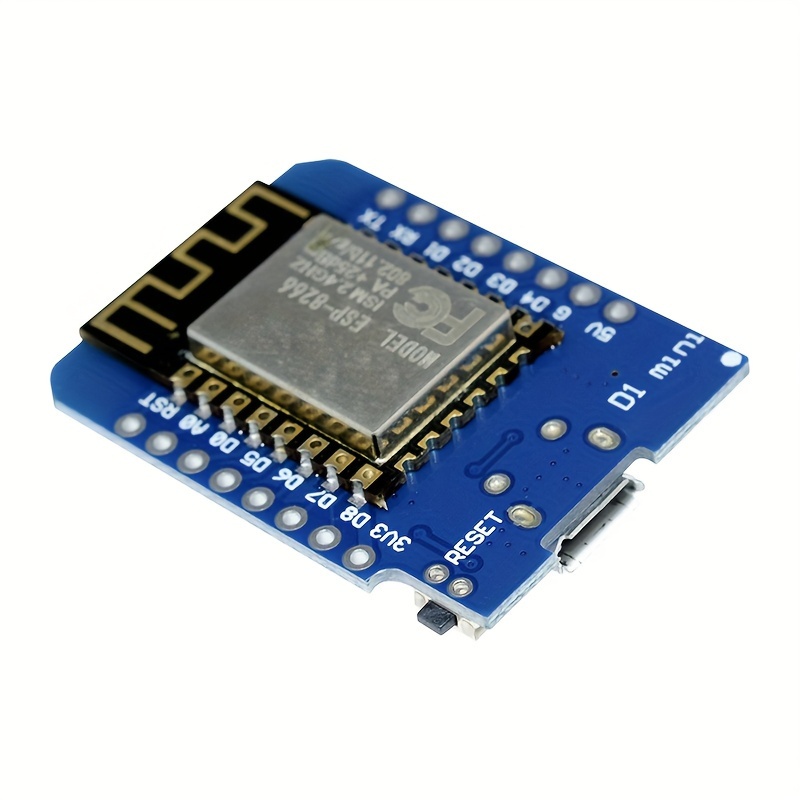 D1 Mini NodeMcu Lua 4M Bytes WLAN WiFi Internet Development Board Base on  ESP8266 ESP-12F, WeMos D1 Mini Compatible