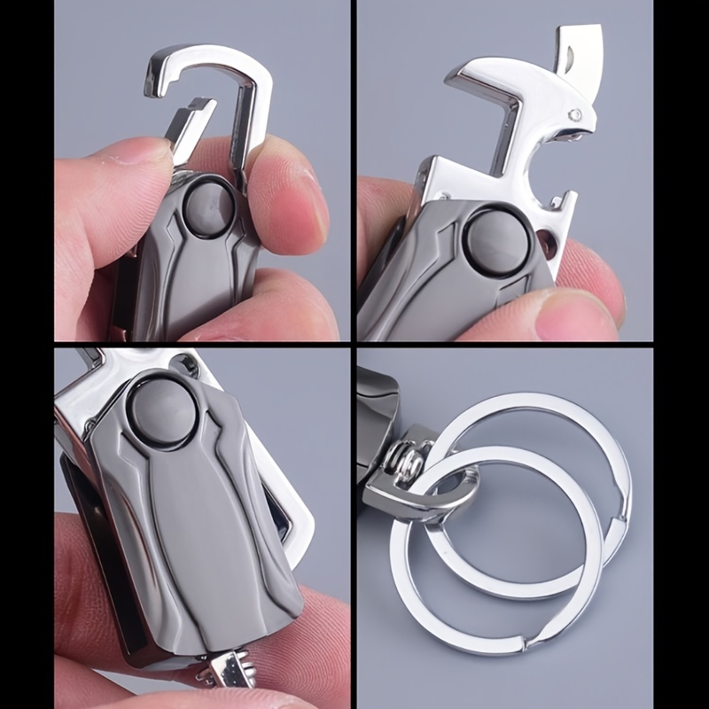  Heavy Duty Stainless Steel Keychain With Bottle Opener
