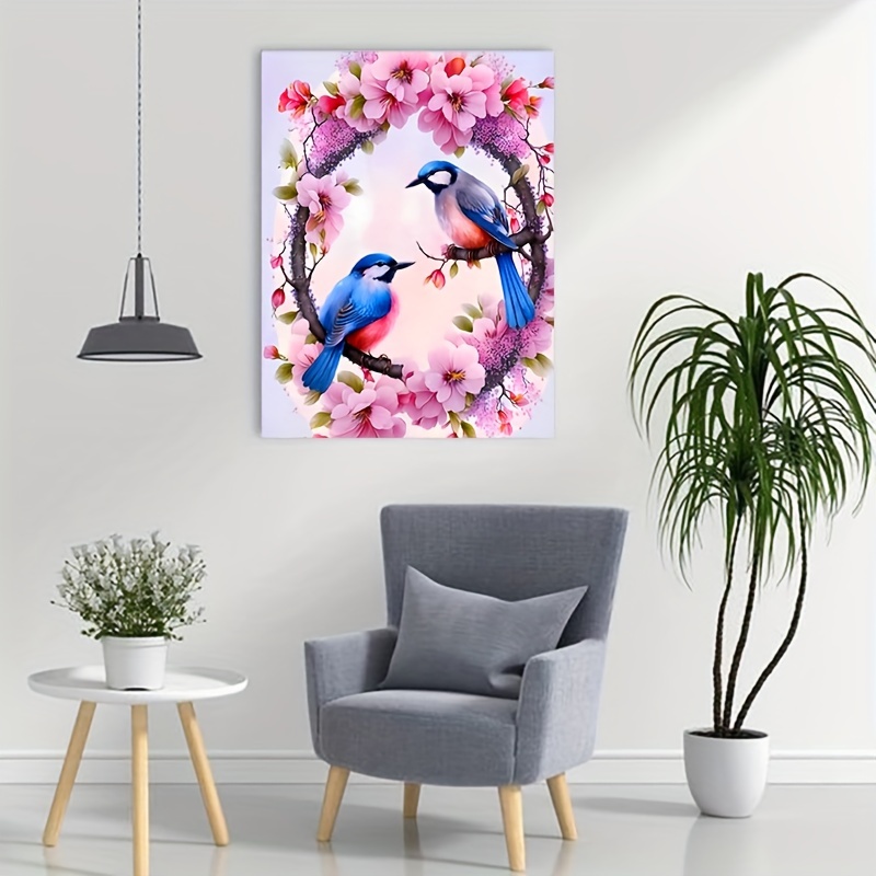 Parrot 5d Artificial Diamond Art Special Shape Artificial Diamond, Diamond  Painting Suitable For Beginners Home Wall Decoration Gift - Temu