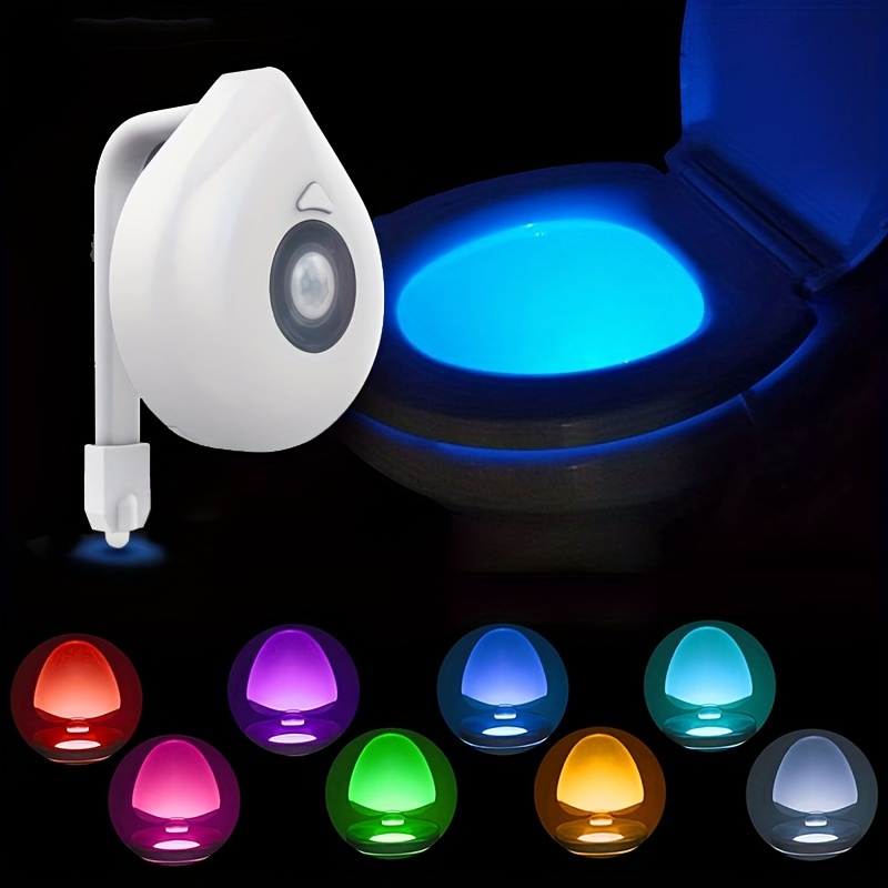 Smart Pir Motion Sensor Toilet Projection Night Light Ip65 - Temu