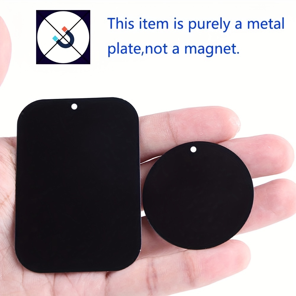 Universal Magnetic Car Mount Holder Metal Plate Disk With - Temu