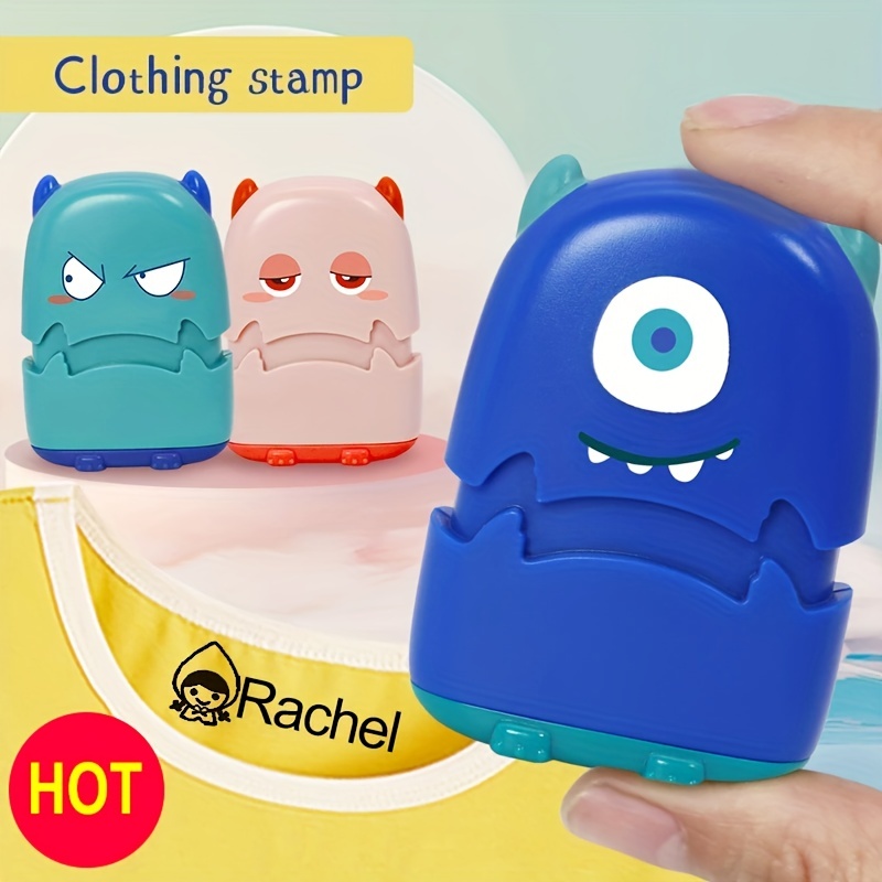 DIY Customized Name Stamp Waterproof Toy Baby Student Clothes Chapter Wash  not Faded Children's Seal Customized Stamp Gifts