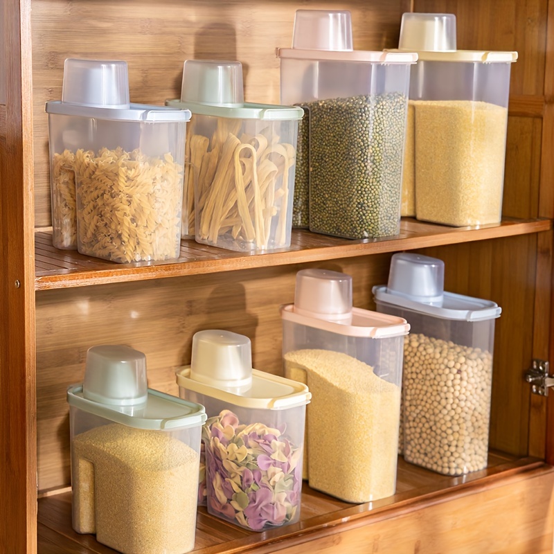 Airtight Food Storage Containers Bulk Cereals Organizers Stackable