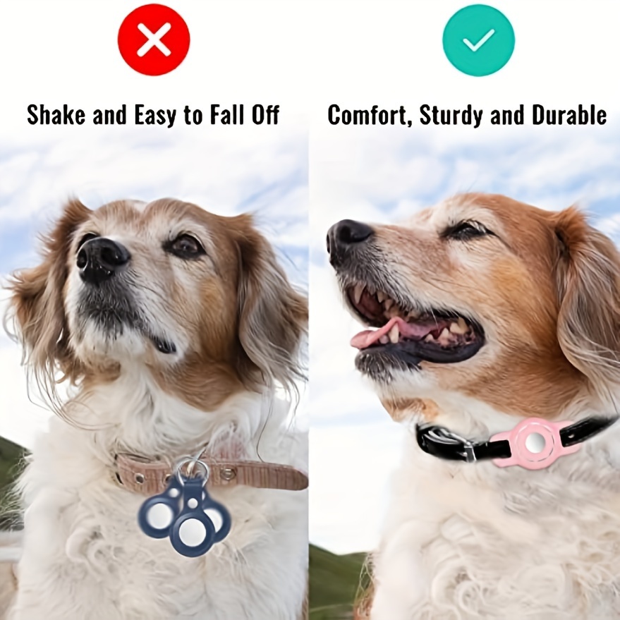 Airtag Dog Collar Holder Water Resistant Airtag Holder Dog - Temu