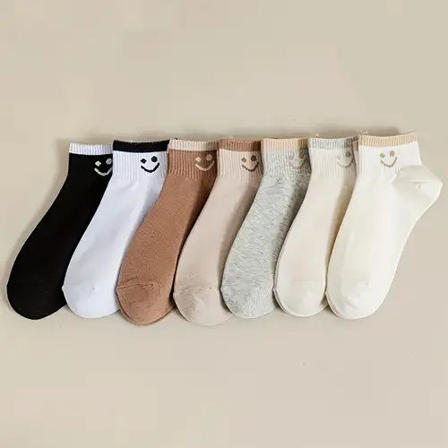 10 Pairs Academic Style Stocks, Cute & Soft Crew Socks, Stylish Korean  Fashion Aesthetic, Women's Socks & Hosiery