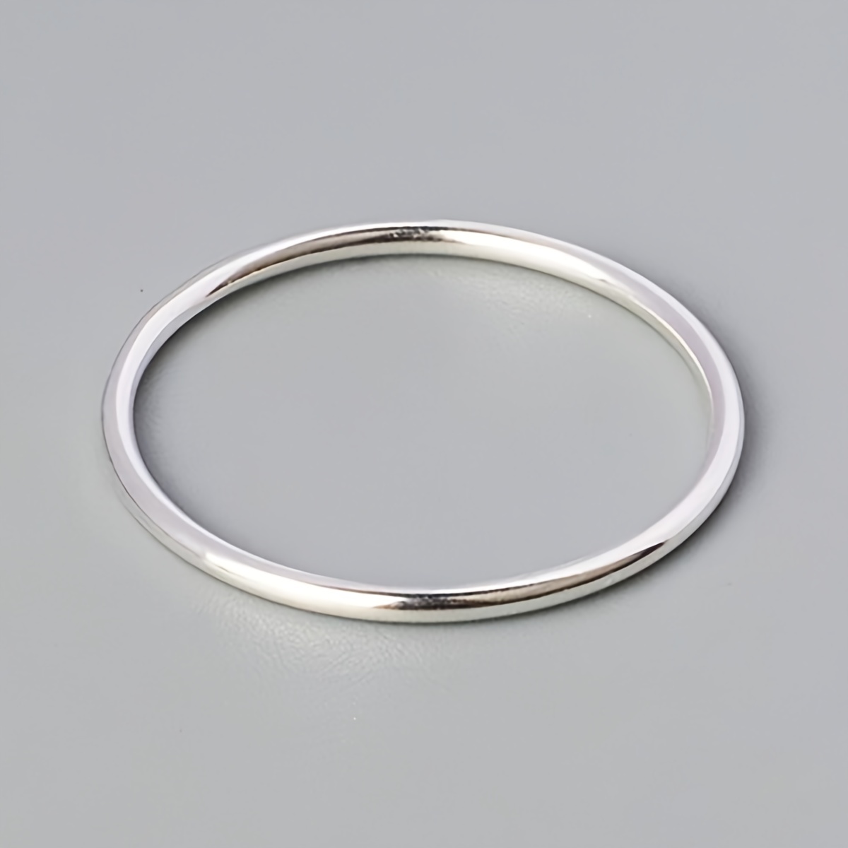 1pc S925 1.3G Thin Ring Thumb Ring for Women Sterling Silver Trendy Fine Jewelry Gift
