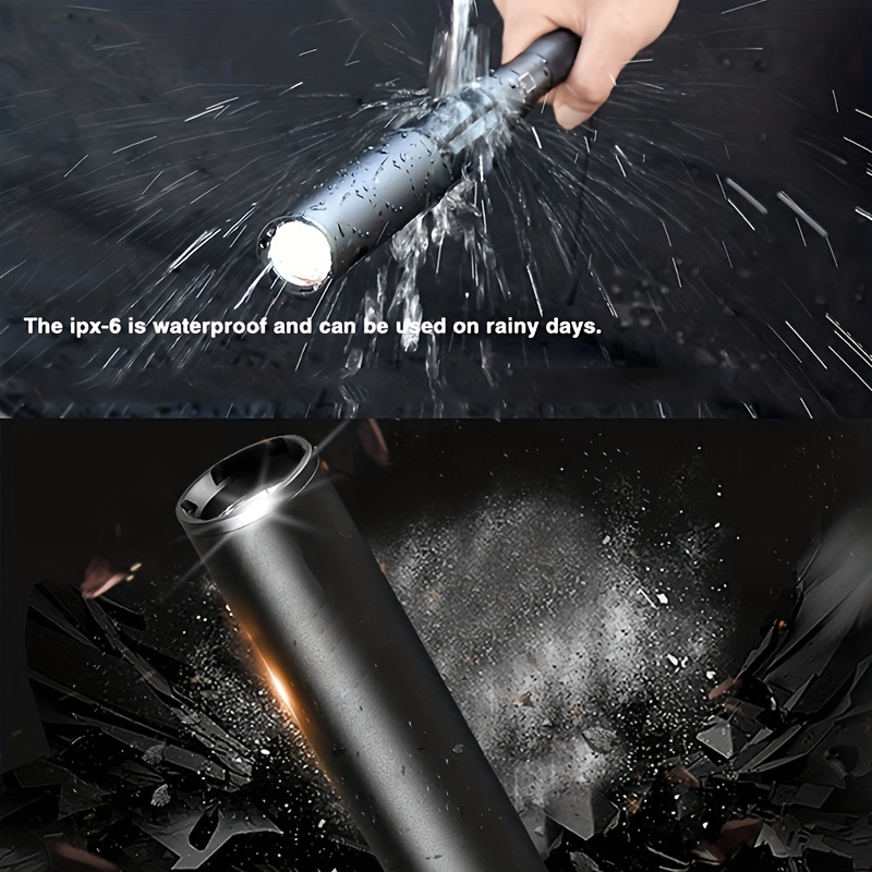 1W Flashlights Aluminium Alloy Waterproof Battery Operated