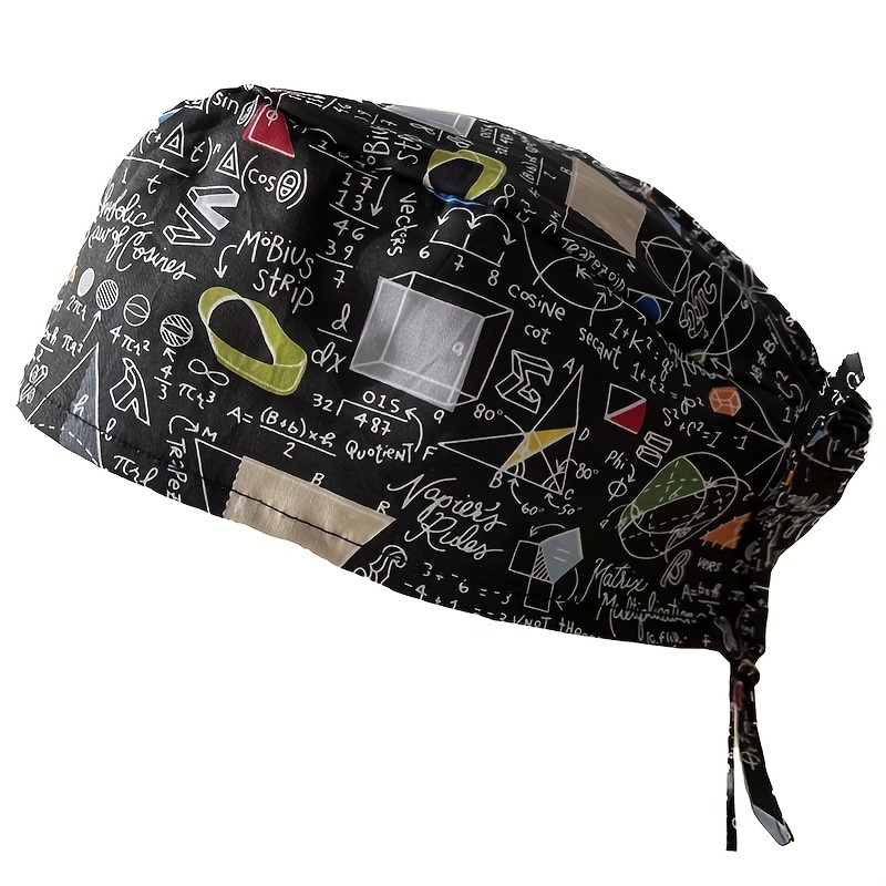 Impreso Gorro Trabajo Gorros Scrub Ajustable Gorra Trabajo - Temu