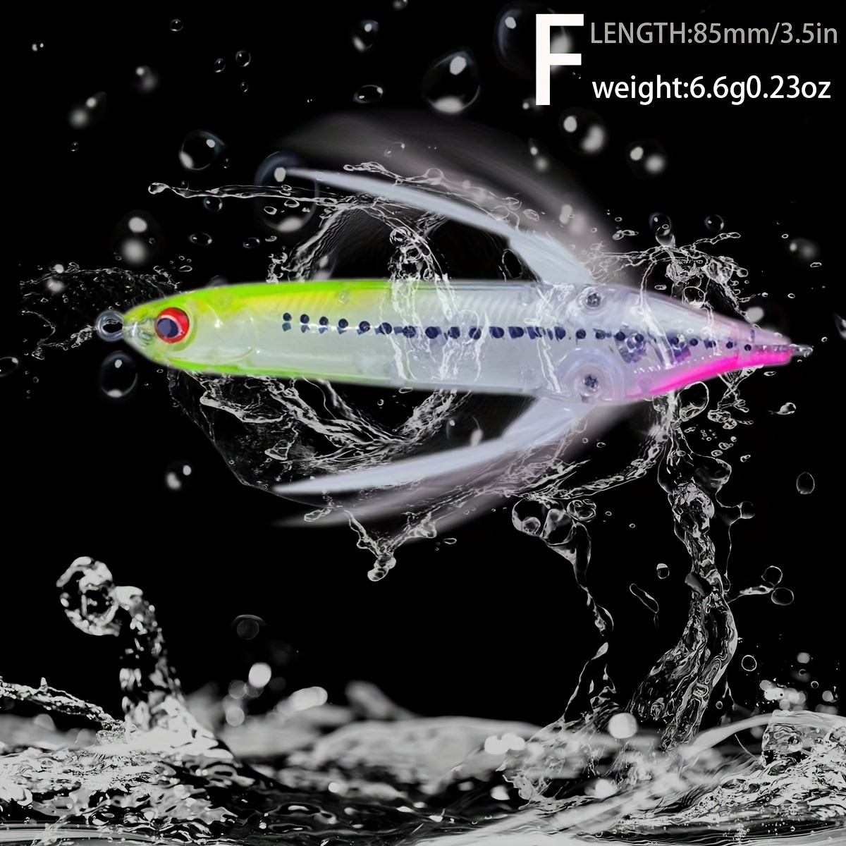 New Popper Topwater Dragonfly Lure Floating Pencil Fishing - Temu