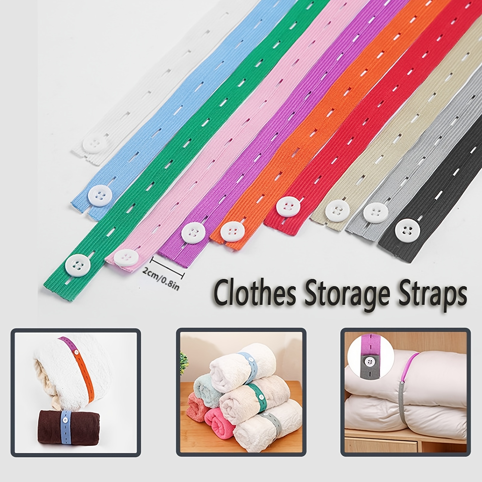 Travel Clothes Organizer Strap - Efficient Luggage Storage Solution For  Business Trips And Vacations - Temu