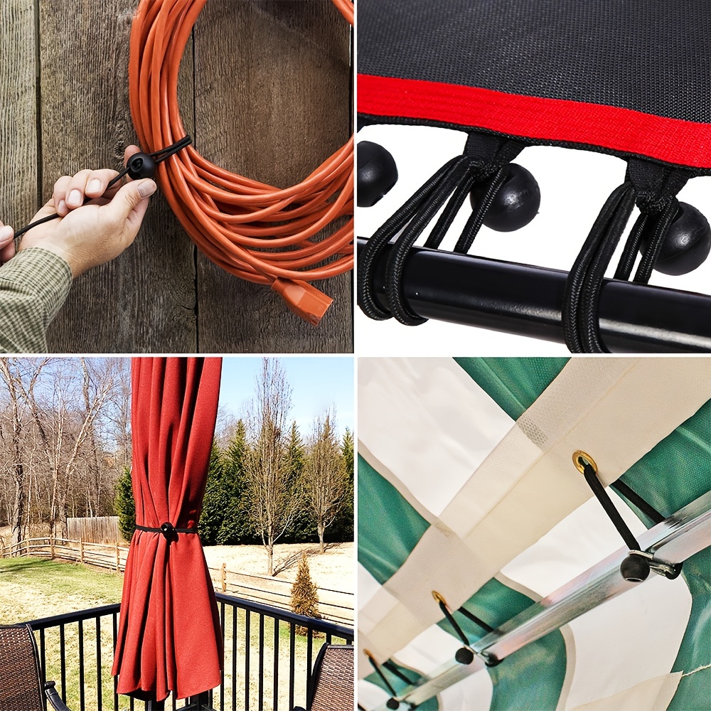 Heavy Duty Bungee Cords 30 PCS - Assorted Sizes With Hooks For Outdoor Camping And Travel