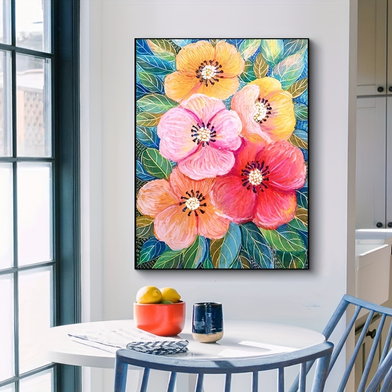 Psychedelic Flower - 5D Diamond Painting 