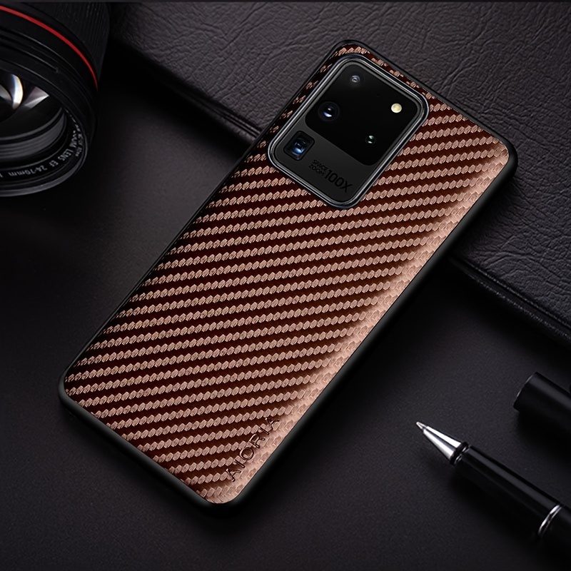Carbon Fiber Cover Samsung Galaxy S20 Ultra 5g Carbon Fiber