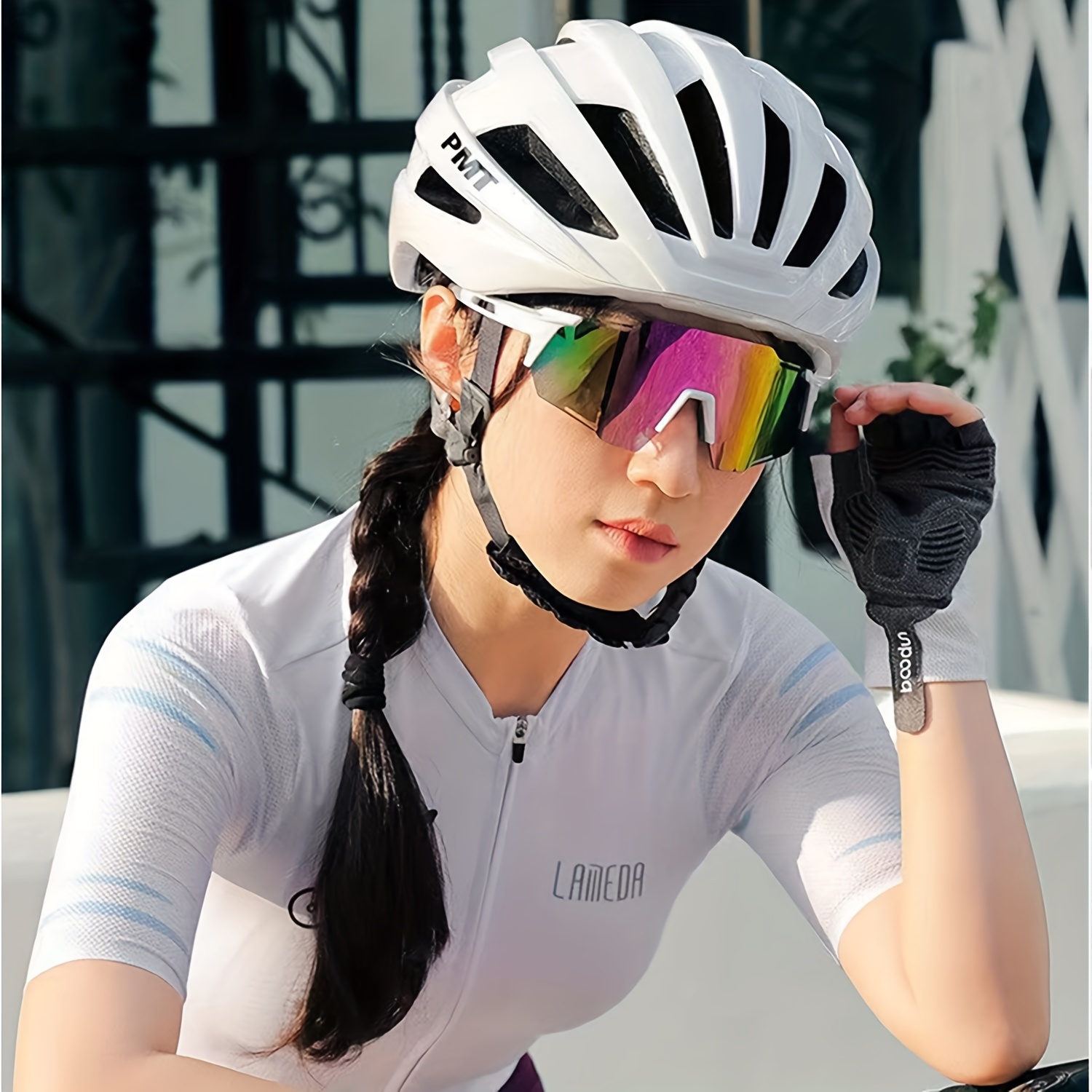 N\C Gafas Sol Polarizadas Ciclismo Hombre Mujer Gafas De Sol Hombre Mujer  Polarizadas Ciclismo Deportivas Redondas N\C