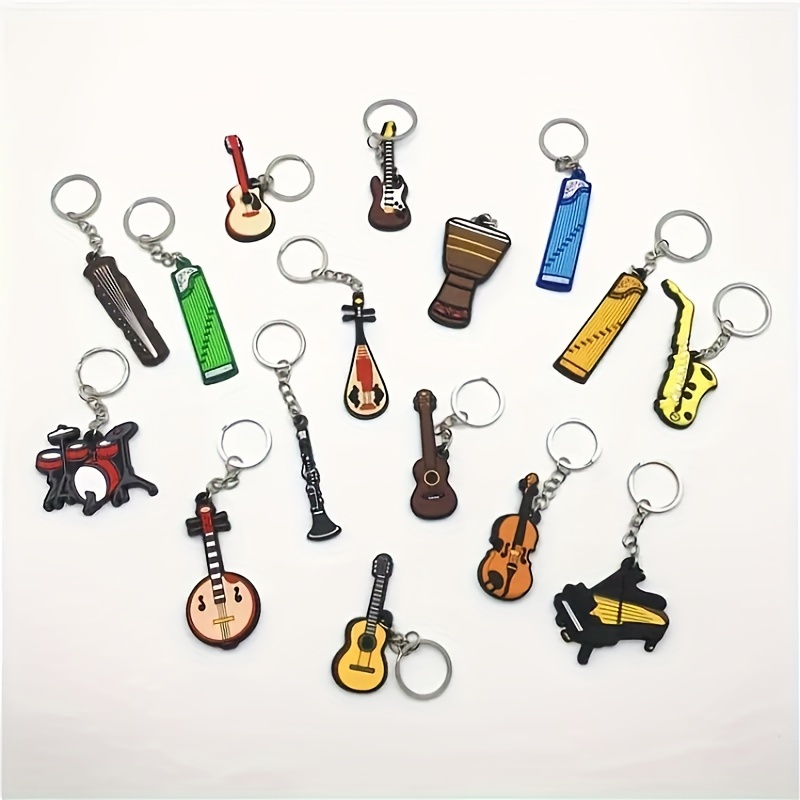 Porte-clés Guitare, Porte-clés Guitare Mignon Pour Les Amateurs De
