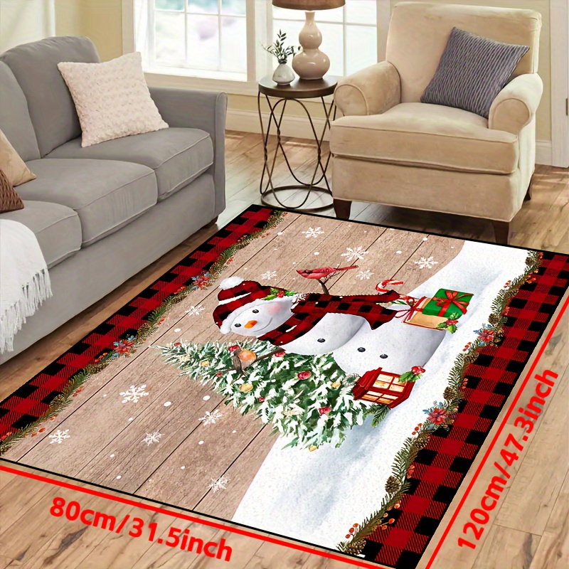 Non slip Doormat Welcome Mat Merry Christmas Snowman Xmas - Temu