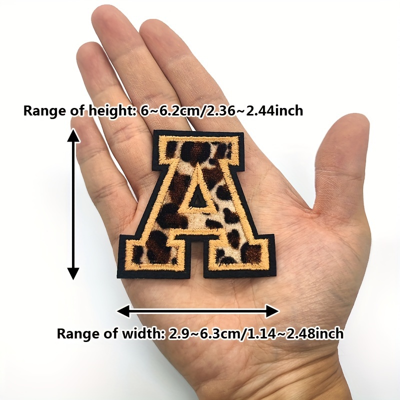 Alphabet A To Z Stereoscopic No Edges Diy Patches Iron On - Temu