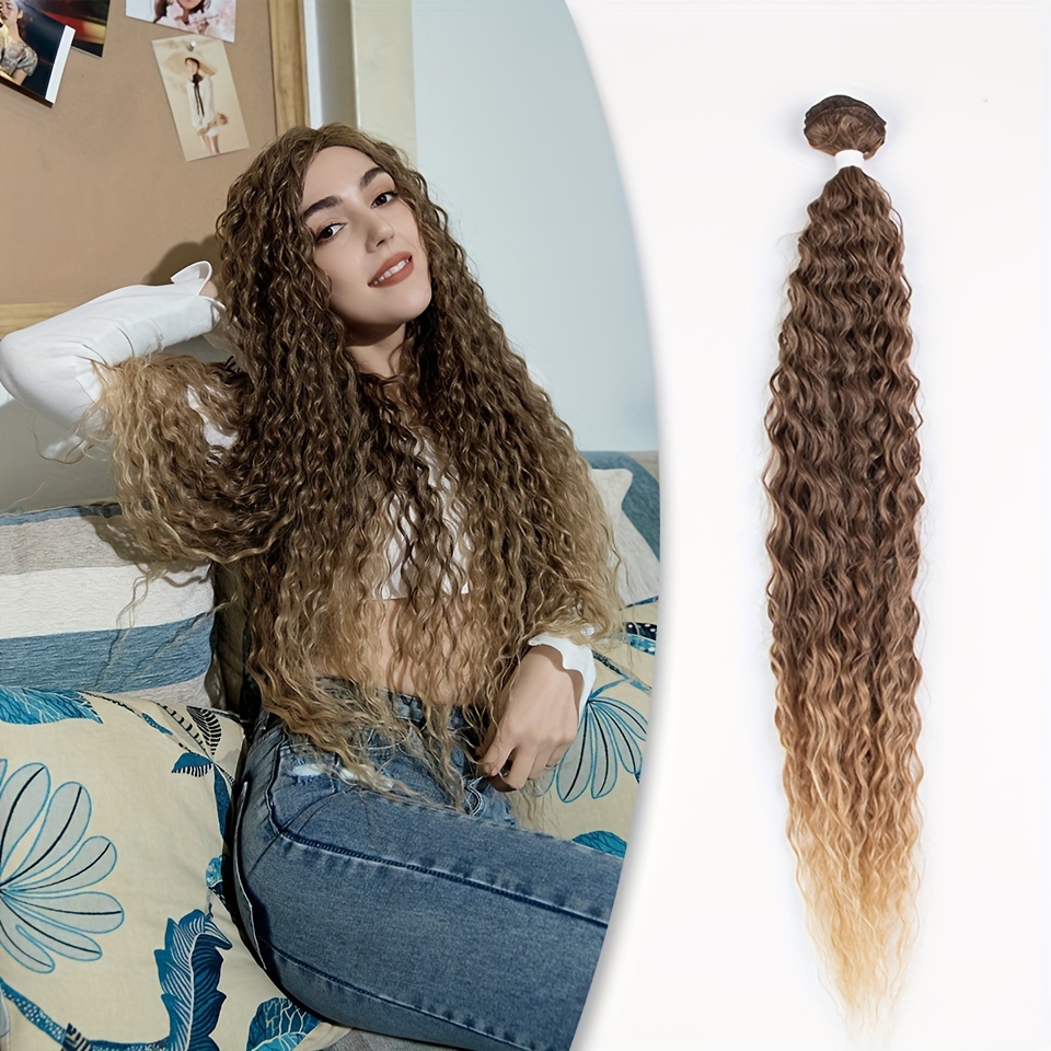 Synthetic Curly Braiding Hair  Synthetic Wavy Braiding Hair