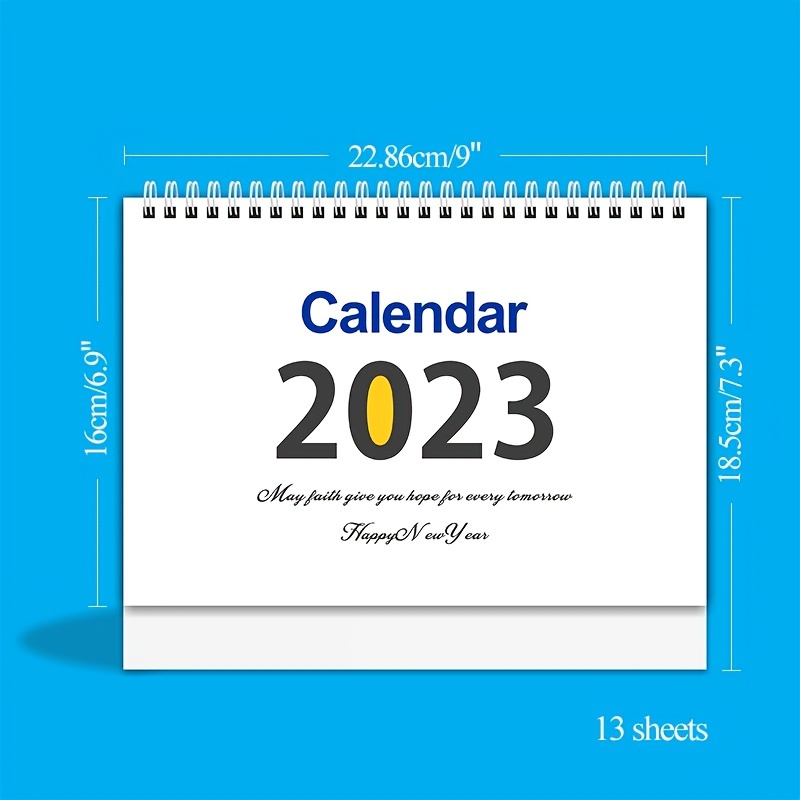 2023 Planner Small Desk Calendar(9*7.13)use Now To December