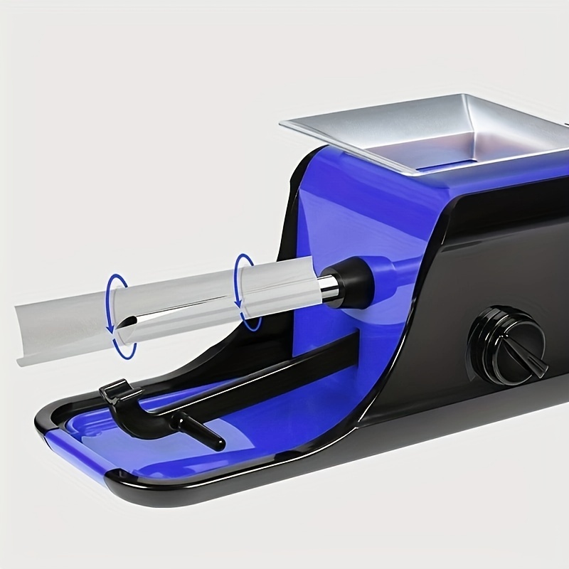  Máquina de rodar cigarrillos eléctrica portátil automática con  sensor infrarrojo, rodillo inyector de tabaco de cigarrillos con contador  automático que se adapta a tubos de diámetro de 0.26 pulgadas/0.256 in  (cuenta