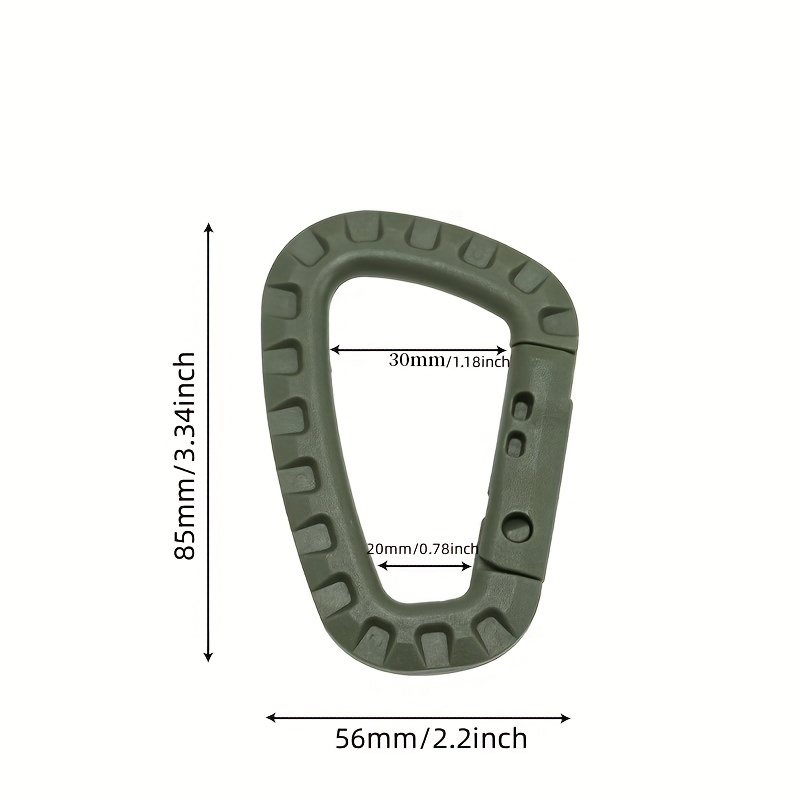 Durable Tactical Carabiner Clip For Backpacks And Outdoor - Temu