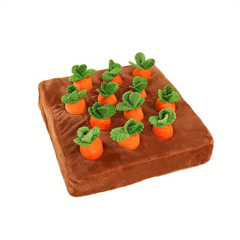 Enrichment Dog Puzzle Toy Plush Carrot Mat For Dogs Provides - Temu