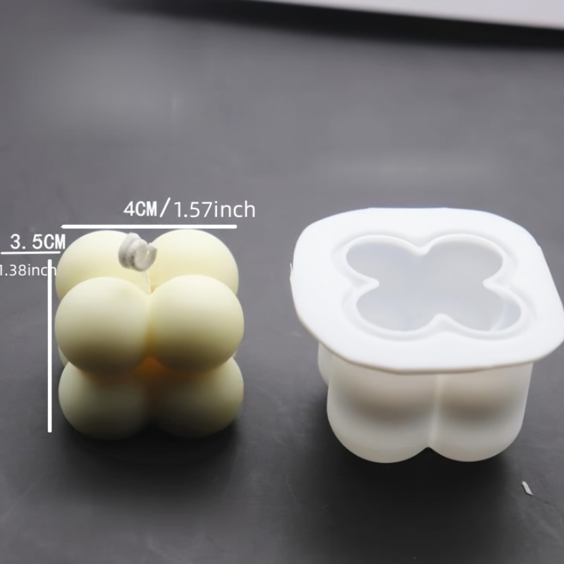 Stampo In Silicone A Forma Di Candela 3D, Sfera Piccola Rotonda Cristallo  Epossidico Stampo In Resina Epossidica, Utensili Per La Realizzazione Di