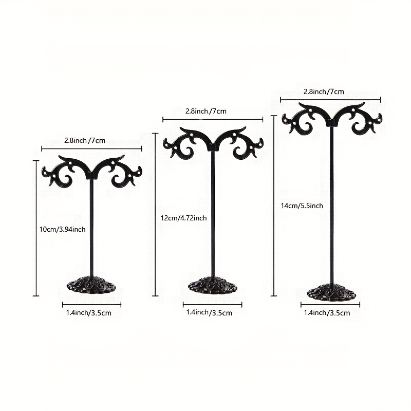 3pcs Set Hook Earring Stand Display