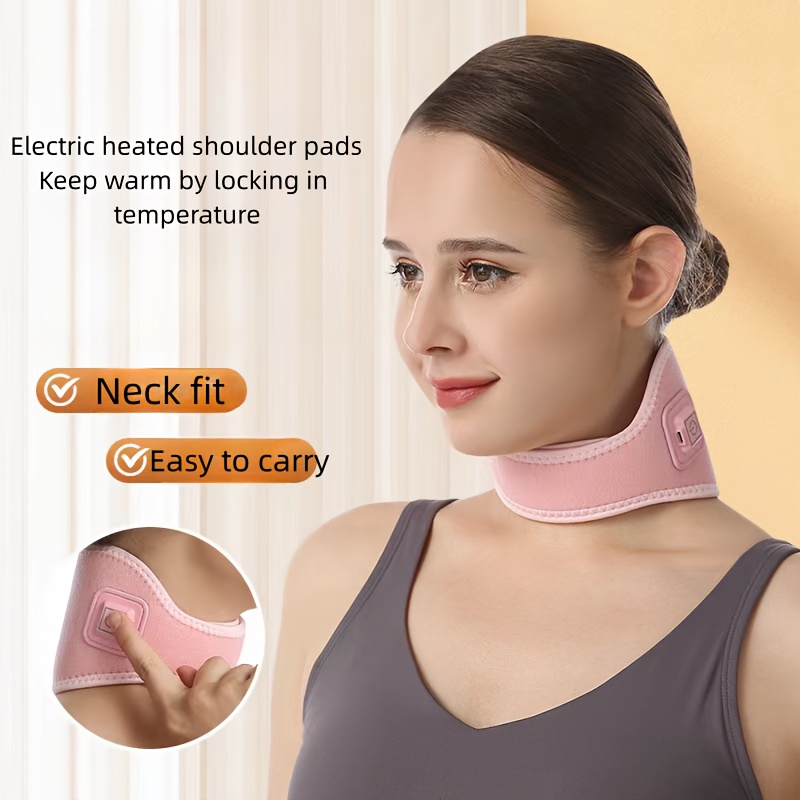 KUMADAI Scaldacollo elettrico da donna, ricaricabile, riscaldato, per  alleviare il dolore al collo, sciarpa riscaldante senza fili invernale  morbida lavabile, grigio : : Moda