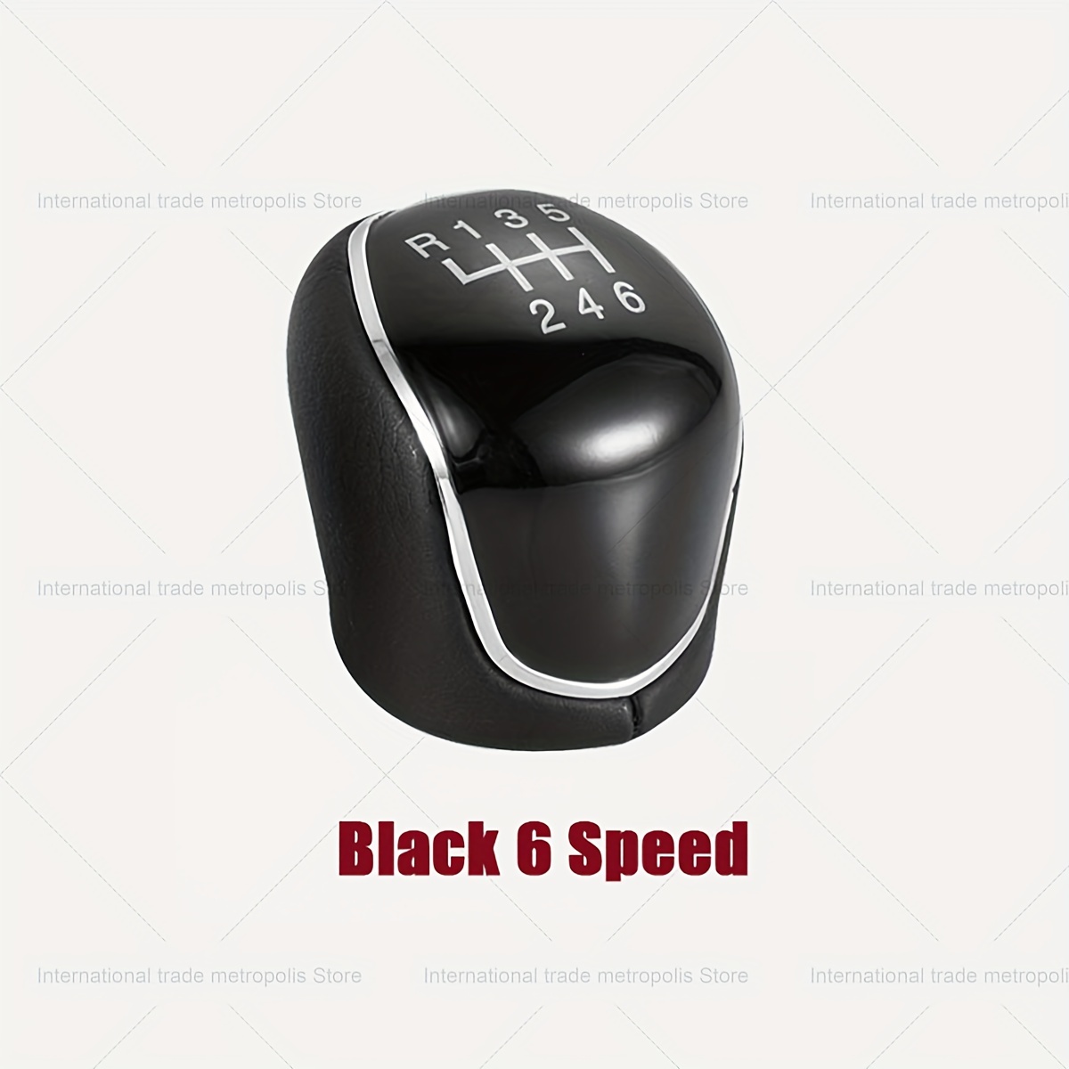 5/6speed Car Faux Leather Gear Shift Knob Ford S max C max - Temu