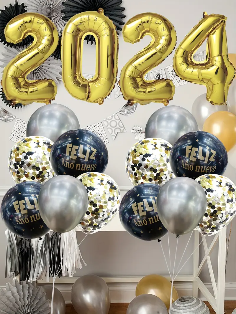  RUBFAC 42 Inch Gold 2024 Number Foil Balloons, 2024 Number  Balloons for Graduation Party Decorations, Giant Gold 2024 Balloons for  2024 New Years Eve Festival Party Supplies Class : Toys & Games
