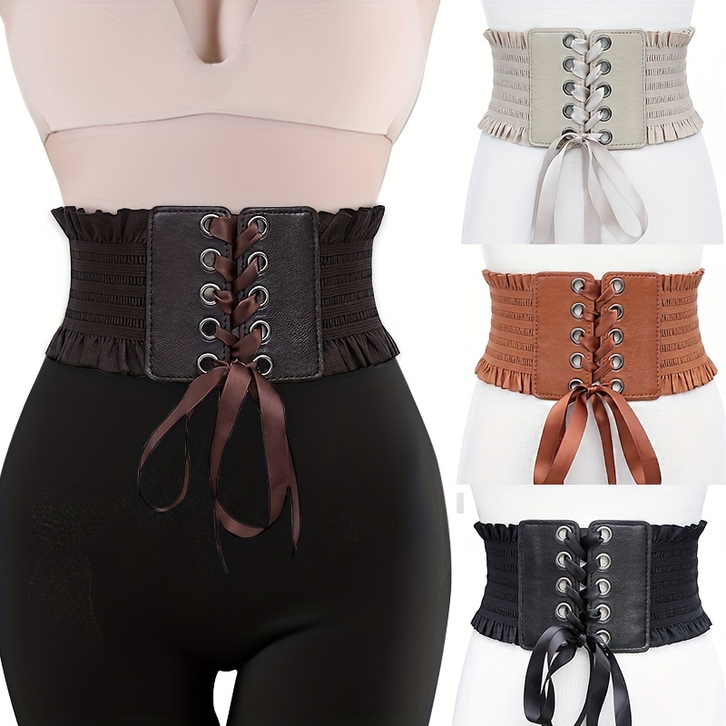 Embroidered belt for dress, Wide belt womens, Girdle, Corset custom size. -  Shop SewingWorkshopLV Belts - Pinkoi