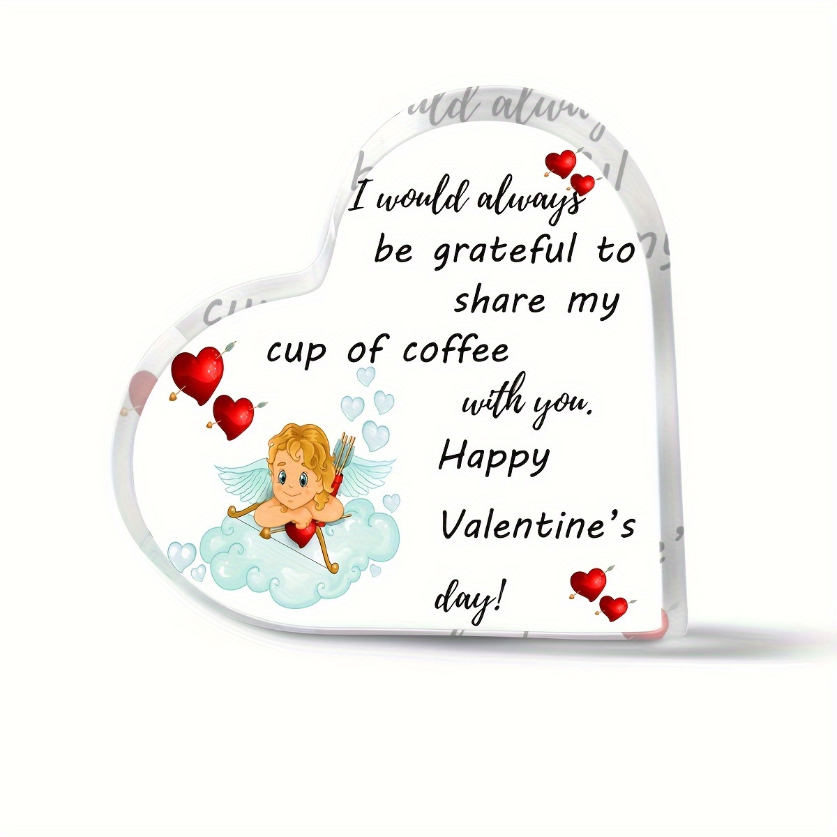 Acrylic Heart Plaque gifts For Boyfriend Boyfriend - Temu