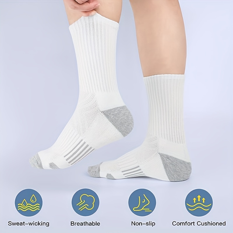  MWUS Calcetines deportivos invisibles para mujer, calcetines  tobilleros acolchados para correr, corte bajo, 6 pares, 6 pares_multicolor  : Ropa, Zapatos y Joyería