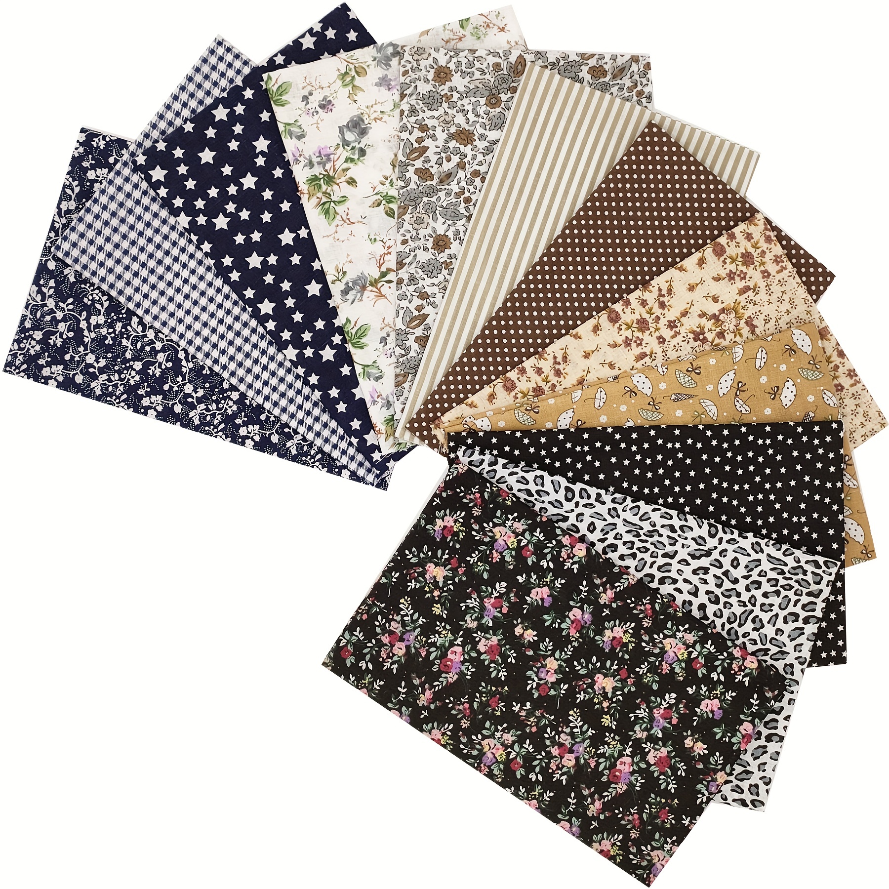 Precut Multi colors Cotton Fabric Squares Fabric Bundles For - Temu