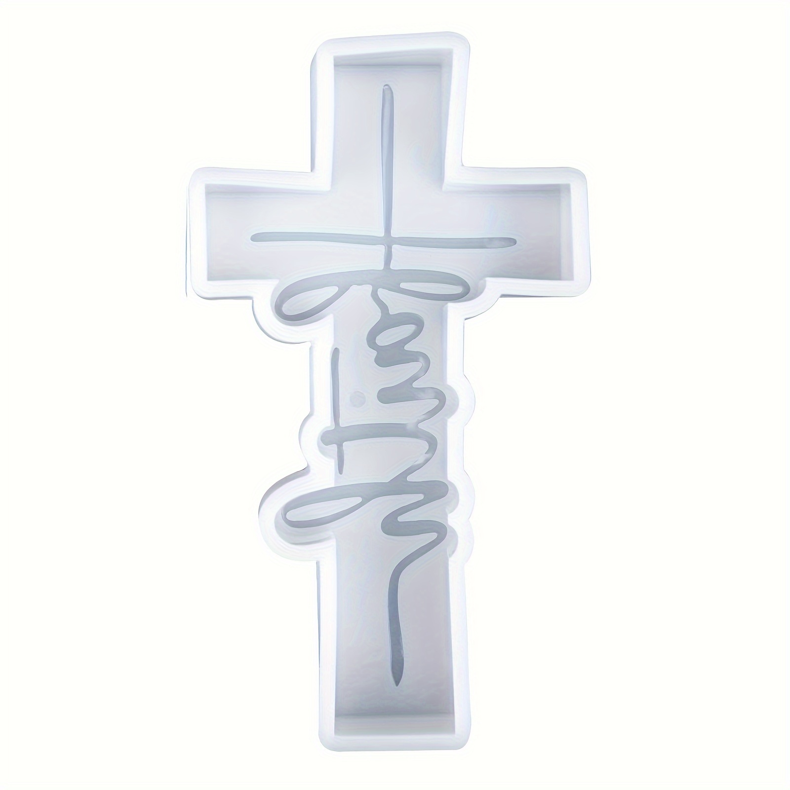 Cross Freshie Molds Blessed And Faith Cross Pendant - Temu