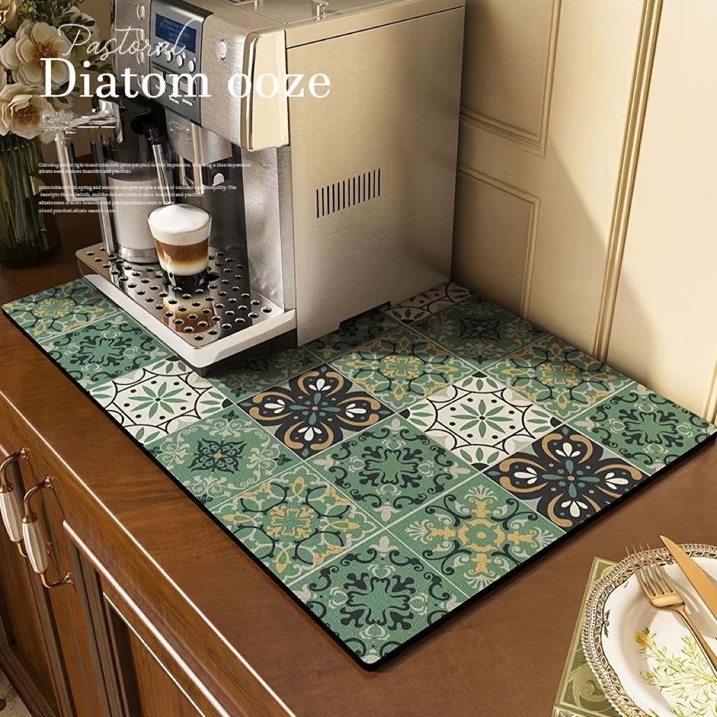 Quick-drying Coffee Bar Mat - Absorbent, Non-slip, And Easy To